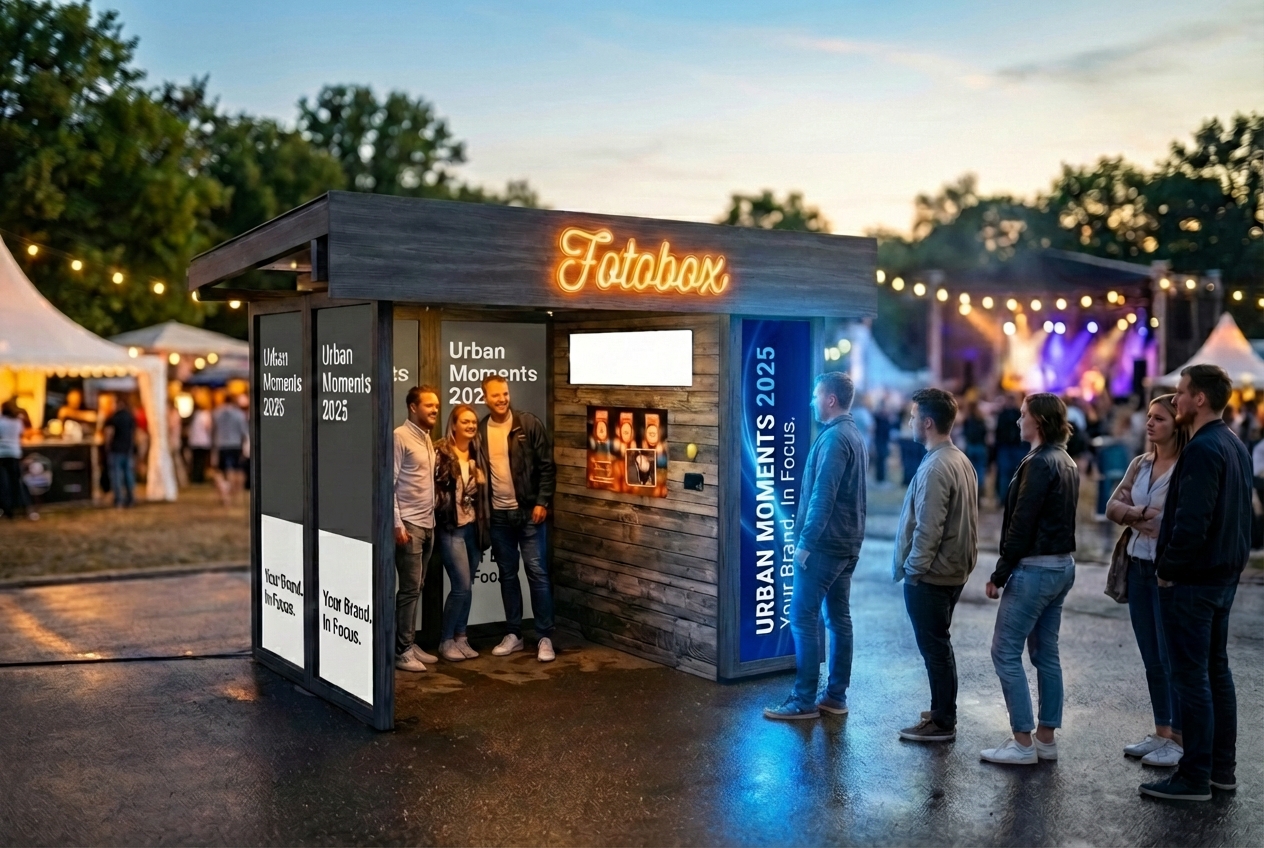 Outdoor Fotobox im Einsatz