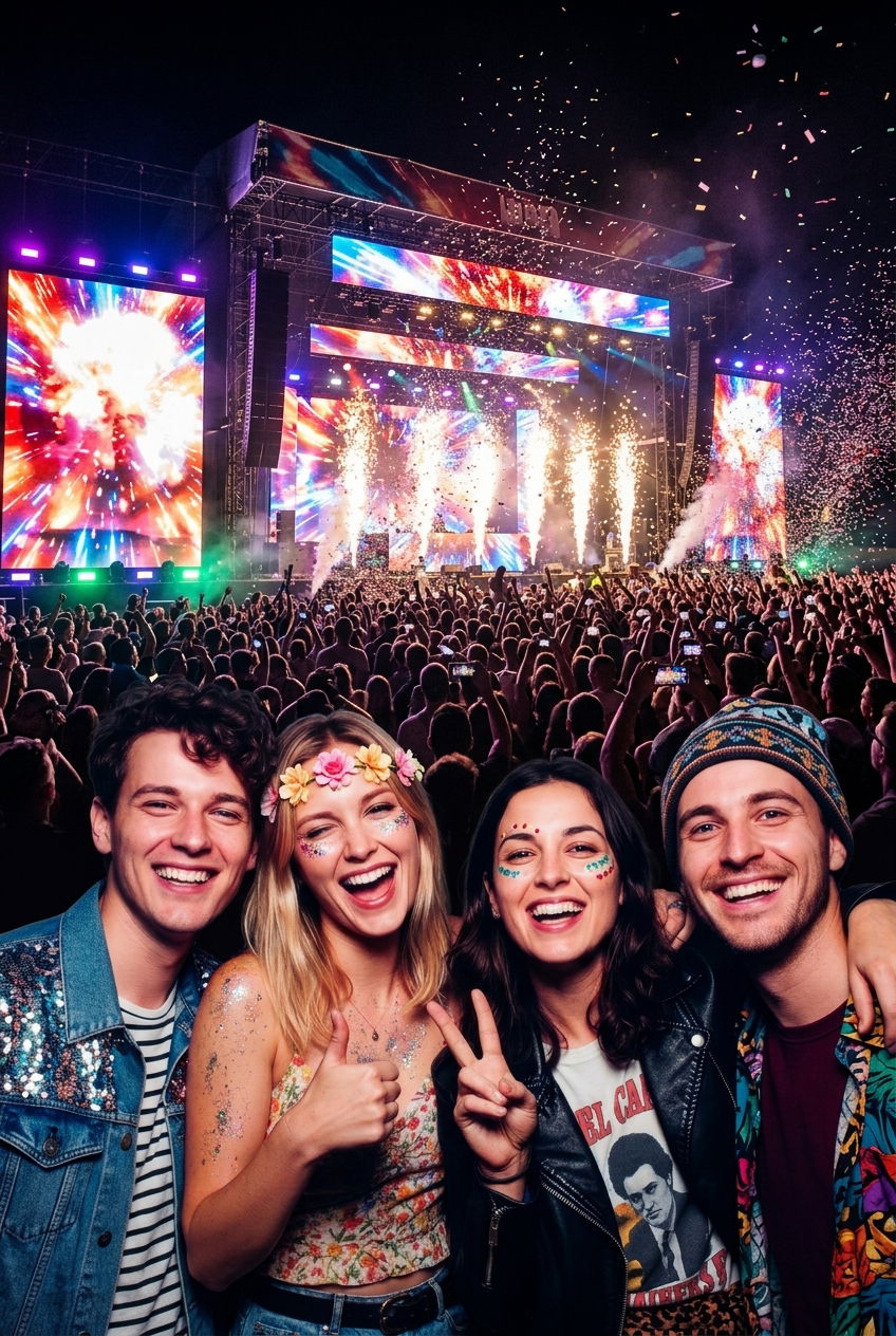 KI Fotobox – Festival Fantasy Look