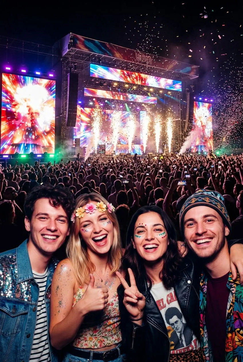 KI Fotobox – Festival Fantasy Look